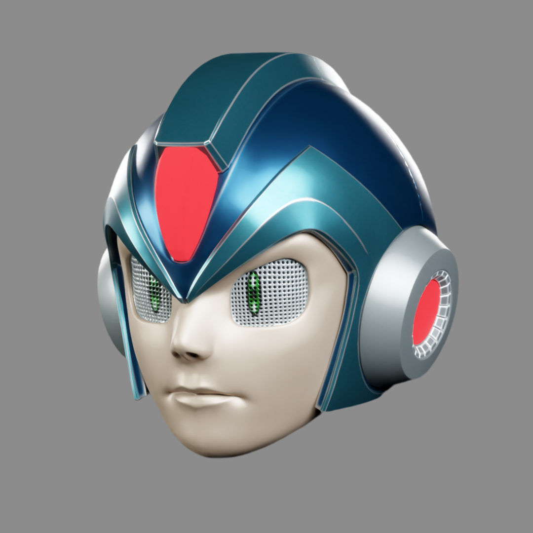 Megaman Helmet - Fully Wearable - DIY Cosplay - 3D Printed