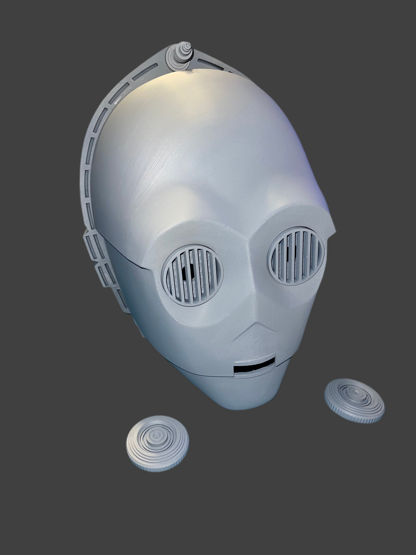 C3PO Helmet - Star Wars - 3D Printed DIY Wearable Helmet