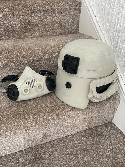 Star Wars mud Trooper Helmet - DIY - Based On The film Solo