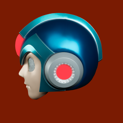 Megaman Helmet  - Fully Wearable - DIY Cosplay - 3D Printed
