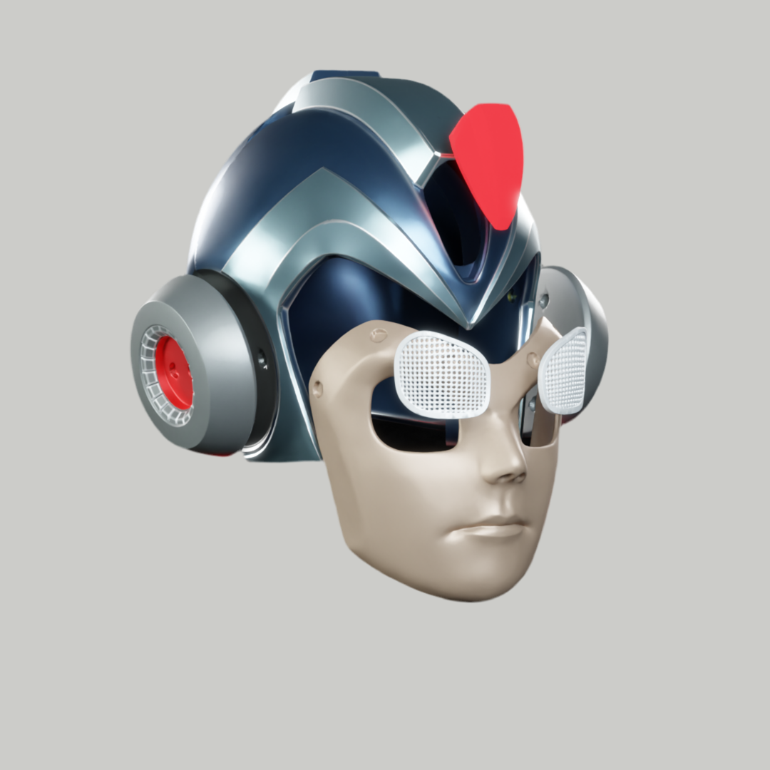 Megaman Helmet  - Fully Wearable - DIY Cosplay - 3D Printed